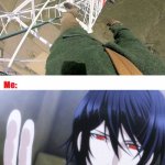 When i meet my fear | image tagged in acrophobia,latticeclimbing,climbing,noblesse,meme | made w/ Imgflip meme maker