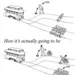 trolley problem w/ money