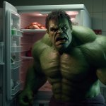 Hulk angry fridge