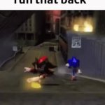 shadow run that back GIF Template