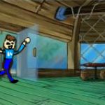 Jack coming into the krusty krab