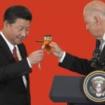 Biden and Xi Jinping toast meme