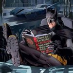 Batman lendo Olavo de Carvalho