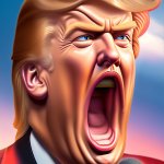 Trump, the Big Mouth who keeps getting himself in deeper meme