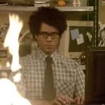 IT crowd fire GIF Template