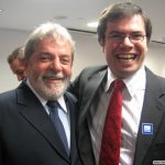 Lula com seu advogado criminalista na Expocachaça.