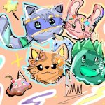 my slime rancher ocs (drawn by deku)