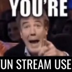 You're fun stream user