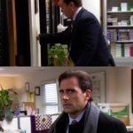 Concerned Michael Scott