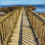 Walkway on Ballycastle Beach