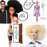 FOMO Barbie with Accessories | The club
aint ready 
for me! I LIKE CREAM IN MY COFFEE? | image tagged in diversity barbie,fomo | made w/ Imgflip meme maker