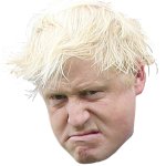 Boris Johnson Scowling