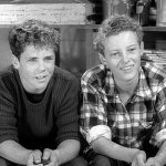 Wally Cleaver and Eddie Haskell