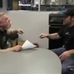 two men arguing