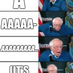 False Alarm Sneeze | A; AAAAA-; AAAAAAAAA... (IT'S GONE) | image tagged in bernie sanders disappointed | made w/ Imgflip meme maker