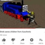 Sherk saves children from Auschwitz meme