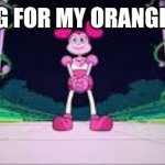 spinel waiting | ME WAITING FOR MY ORANGE SMOOTHIE | image tagged in spinel waiting | made w/ Imgflip meme maker