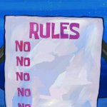 Spongebob Blank Rules