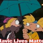 Arnold Shortman and Helga Pataki Hey arnold | Slavic Lives Matter | image tagged in arnold shortman and helga pataki hey arnold,slavic | made w/ Imgflip meme maker
