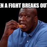 Good show+good food | ME WHEN A FIGHT BREAKS OUT IN KFC | image tagged in gifs,funny | made w/ Imgflip video-to-gif maker