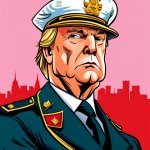 Trump in the Russian military. He dodged our draft, but theirs?