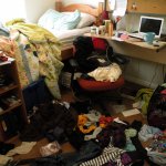 Messy Teenager room entropy JPP