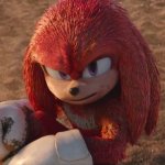 Knuckles is not impressed