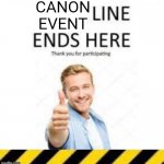 Canon Event Line End