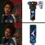 Which memory is better | image tagged in kamen rider build banjou ryuga hotline bling | made w/ Imgflip meme maker