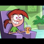 Vicky from The Fairly OddParents grinning meme