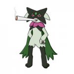 meowscarada with blunt