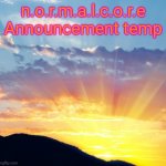 Fake dawn announcement temp