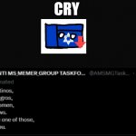 Cry | CRY | image tagged in why is twitter weird andrew will hire him | made w/ Imgflip meme maker