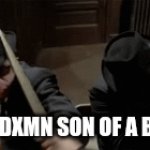 Penguin | SHXT DXMN SON OF A BXTCH | image tagged in gifs,blues,brothers | made w/ Imgflip video-to-gif maker