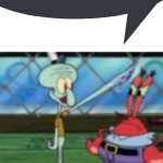 Squidward speech bubble meme