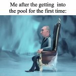 True | Me after the getting  into the pool for the first time: | image tagged in gifs,memes,funny,true,lol,why are you reading the tags | made w/ Imgflip video-to-gif maker