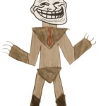 Mr. Trollface transparent (DarthTricera version)