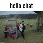 hello chat Beatles meme