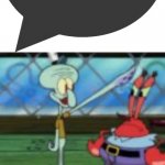 Squidward speech bubble meme