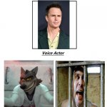 same voice actor | image tagged in nah | made w/ Imgflip meme maker