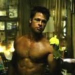 Brad Pitt abs template