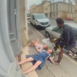 african attacks french girl and grandmother