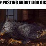 Stop posting about Lion Gu@rd