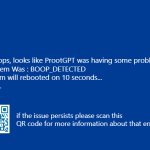 prootGPT bsod screen 2 meme