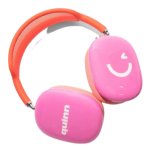 pink headphones