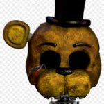 golden freddy head