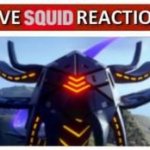 live squid reaction