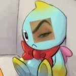 chao eyebrow meme