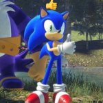 sonic thumbs up