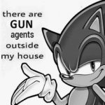 there are gun agents outside my house